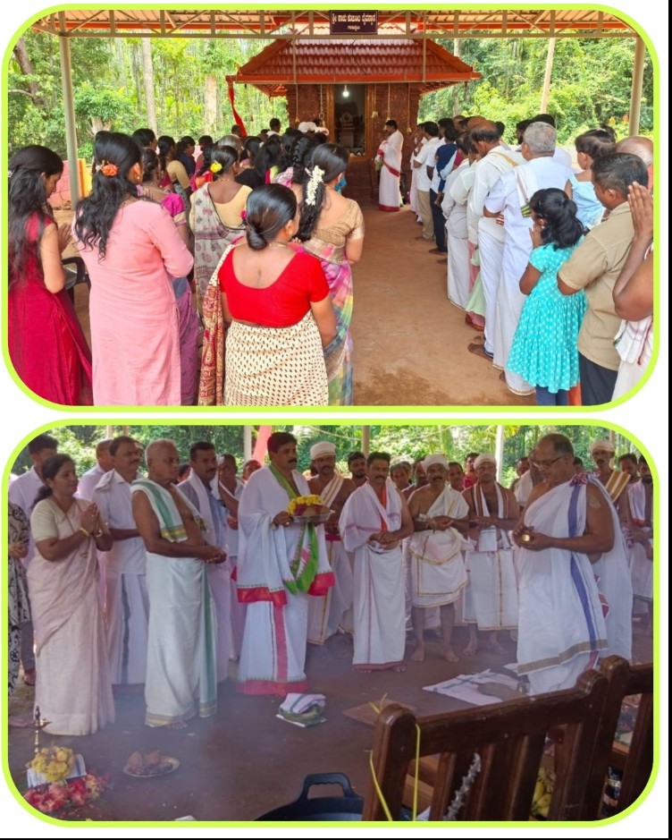 ಪಂಜ :  ಗರಡಿ ಬೈಲ್ ಶ್ರೀ ಉಳ್ಳಾಕ್ಳು, ಶ್ರೀ ಕಾಚು ಕುಜುಂಬ ದೈವಸ್ಥಾನ ದಲ್ಲಿ   ಶ್ರದ್ಧಾ ಭಕ್ತಿಯಿಂದ ನಡೆದ ವಿವಿಧ ವೈದಿಕ ಕಾರ್ಯಕ್ರಮಗಳು
