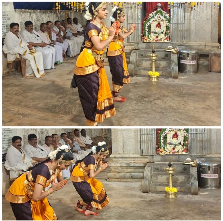 ಪಂಜ ದೇವಸ್ಥಾನದಲ್ಲಿ ನವರಾತ್ರಿ ಸಂಭ್ರಮ: ಭಜನೆ, ಭರತನಾಟ್ಯ ಕಲಾ ಸೇವೆ