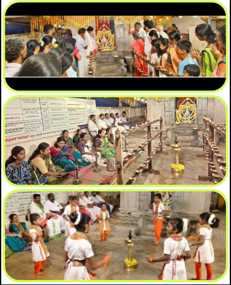 ಪಂಜ ದೇವಸ್ಥಾನದಲ್ಲಿ ಭಕ್ತಿಭಾವದ ನವರಾತ್ರಿ ಸಂಭ್ರಮ: ಭಜನಾ ಸಂಕೀರ್ತನೆ, ಕುಣಿತ ಭಜನೆಯಿಂದ ಆಧ್ಯಾತ್ಮಿಕ ಮೆರಗು