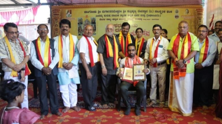 ಯುವಕವಿ ಎಂ. ಎ. ಮುಸ್ತಫಾ ಬೆಳ್ಳಾರೆಯವರಿಗೆ ಕಾಸರಗೋಡು ದಸರಾ ಕವಿ ಶ್ರೇಷ್ಠ ರಾಷ್ಟ್ರೀಯ ಪ್ರಶಸ್ತಿ ಪ್ರದಾನ