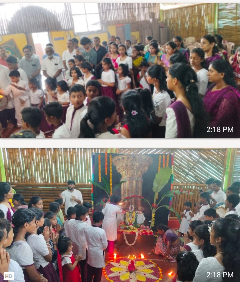 ರಂಗಮಯೂರಿ ಕಲಾ ಶಾಲೆಯಲ್ಲಿ ಭಕ್ತಿಭಾವದ ಶಾರದಾ ಪೂಜೆ; ಗುರುಗಳಿಗೆ ಗುರುವಂದನೆ