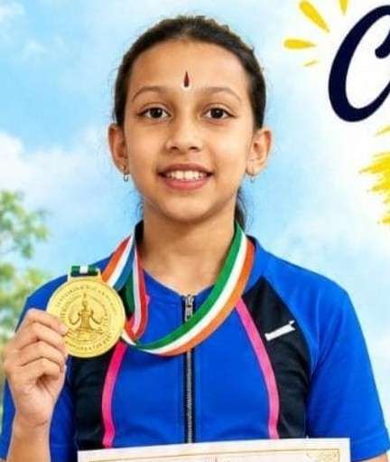 ರಾಷ್ಟ್ರಮಟ್ಟದ ಯೋಗ ಸ್ಪರ್ಧೆಯಲ್ಲಿ ತನ್ವಿ ಬಿಳಿಯಾರಿಗೆ ಚಿನ್ನದ ಪದಕ
